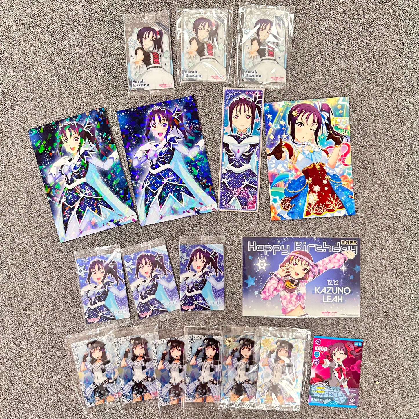 Love Live! Paper Goods Lot (Saint Snow)