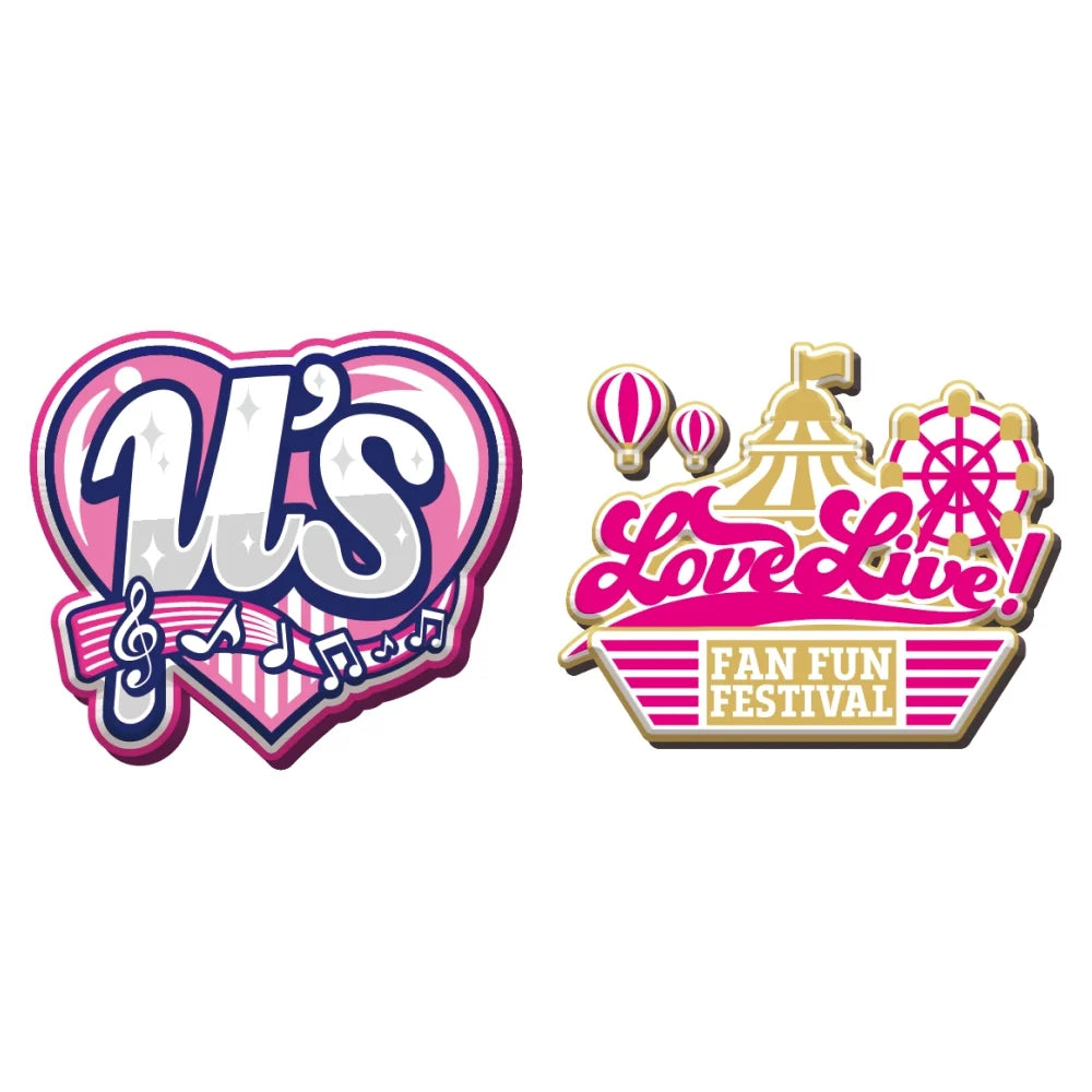 Love Live! μ's Fan Fun Festival Enamel Pin Set