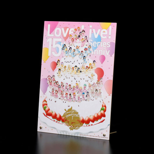 Love Live! Series: 15th Anniversary Commemorative Foil-Stamped A4 Acrylic Panel