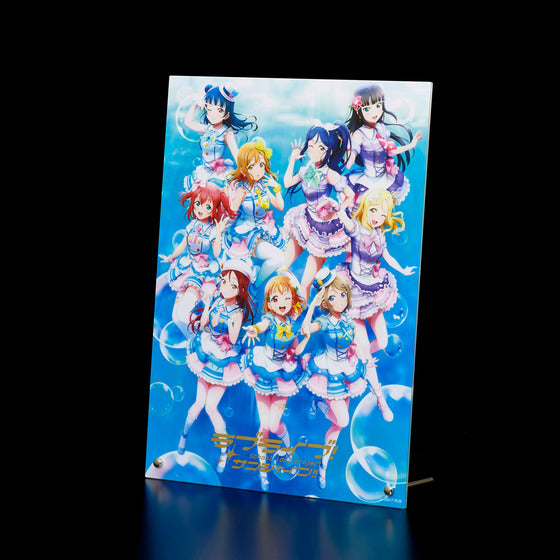 Love Live! Sunshine!! Commemorative Foil-Stamped A4 Acrylic Panel