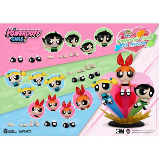 Powerpuff Girls Deluxe Dynamic 8ction Heroes 8” Action Figure Set - DX Version (Pre-Loved)