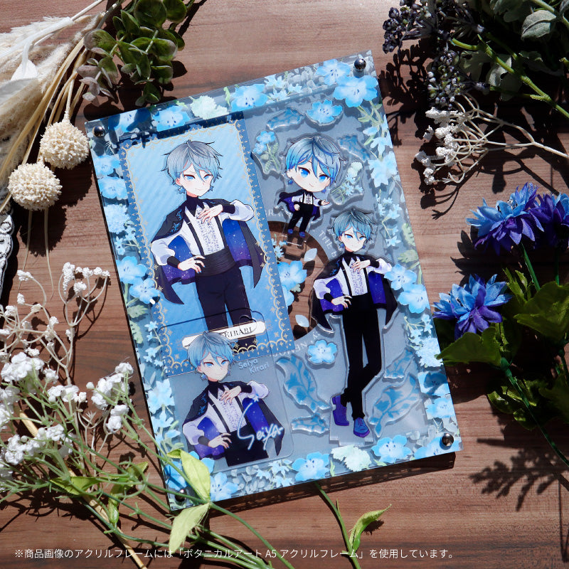 fanfancy+ Botanical Art Acrylic Sticker Accessory Set