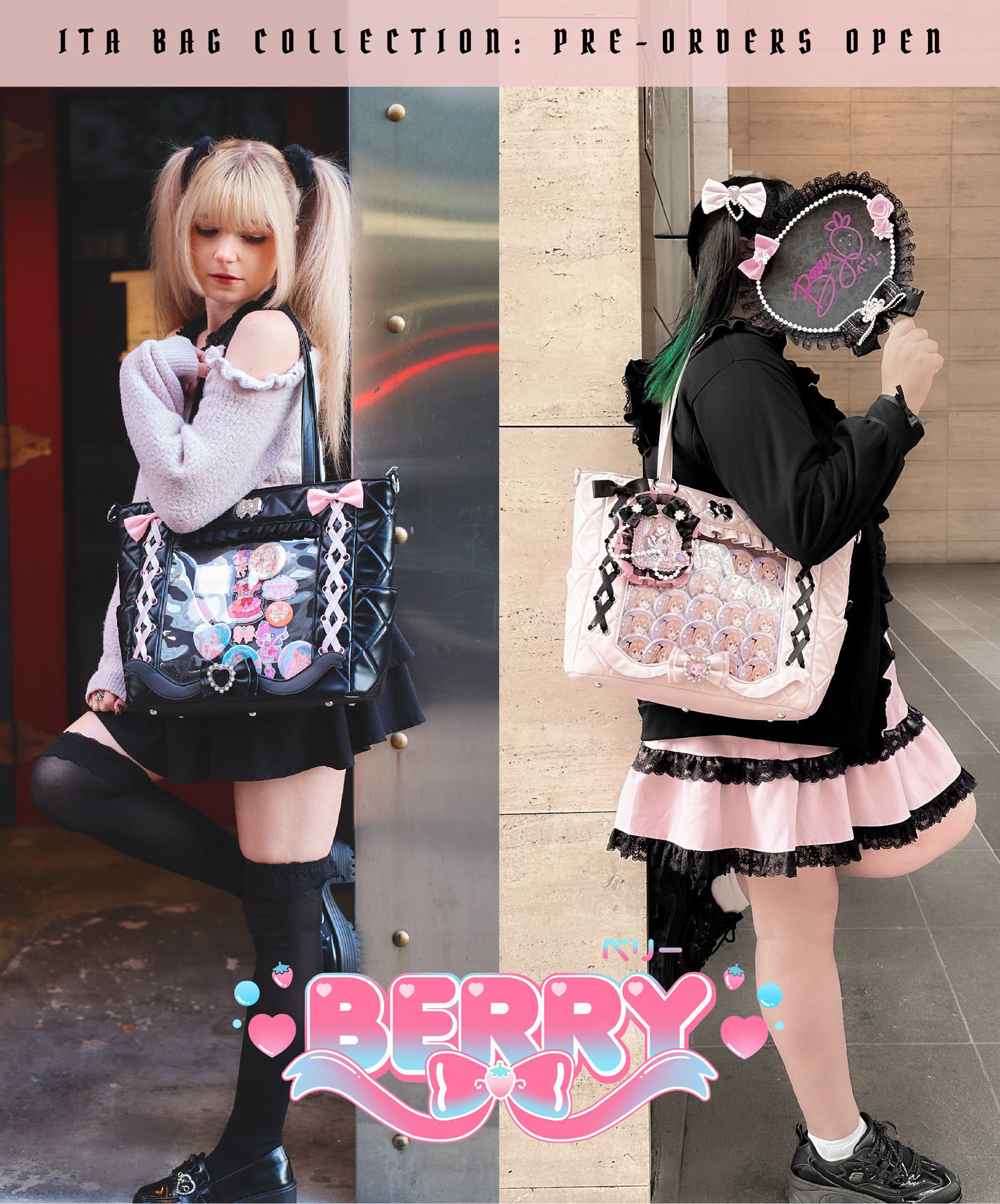 (OCTOBER PRE-ORDER) Berry x Parfait Parlour Ita Bag