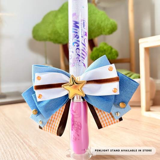 (48 HR AUCTION) Superstar 7th Penlight Bow (Orange)