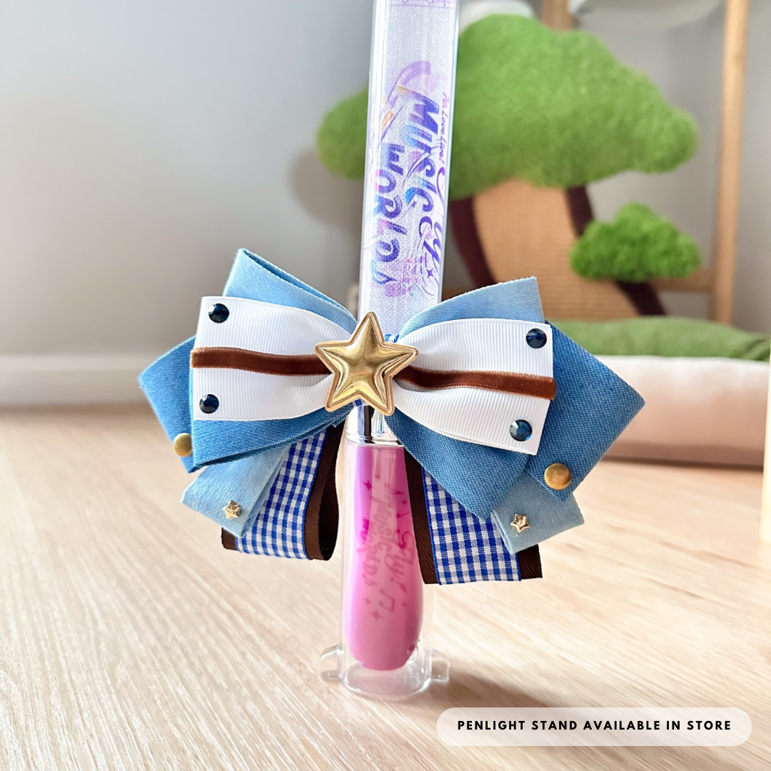 (24 HR AUCTION) Superstar 7th Penlight Bow (Dark Blue)