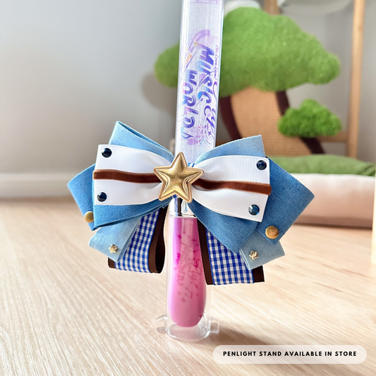 (24 HR AUCTION) Superstar 7th Penlight Bow (Dark Blue)