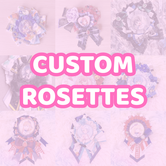 (3 MONTH LEAD TIME) Custom Rosette Commissions