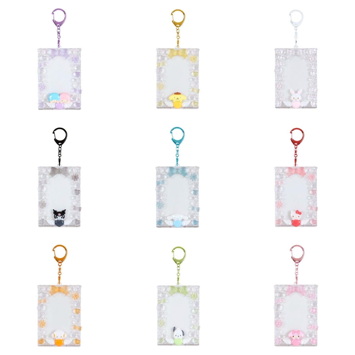 Sanrio Hard Case Keychains (Card Size)