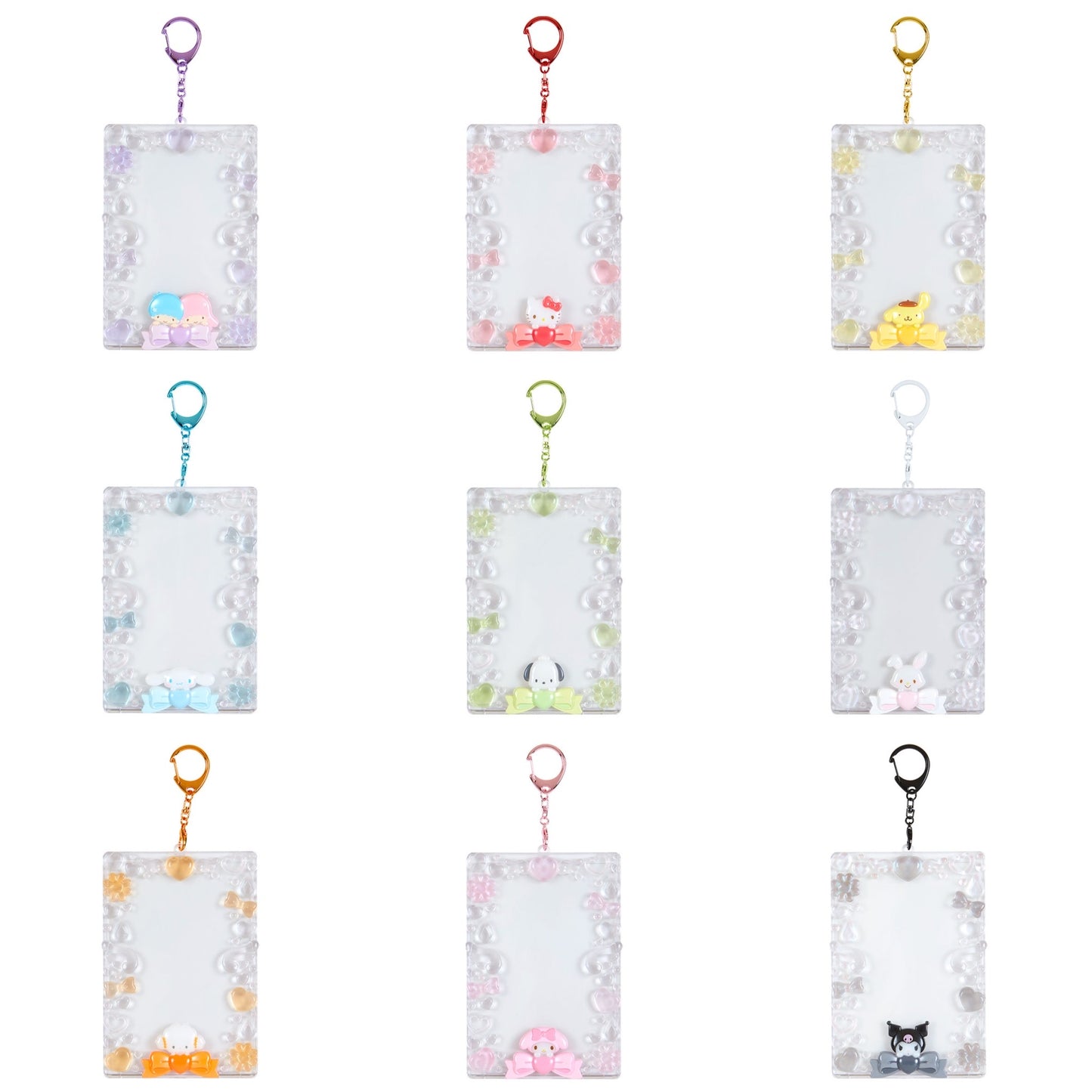 Sanrio Hard Case Keychains (Bromide Size)