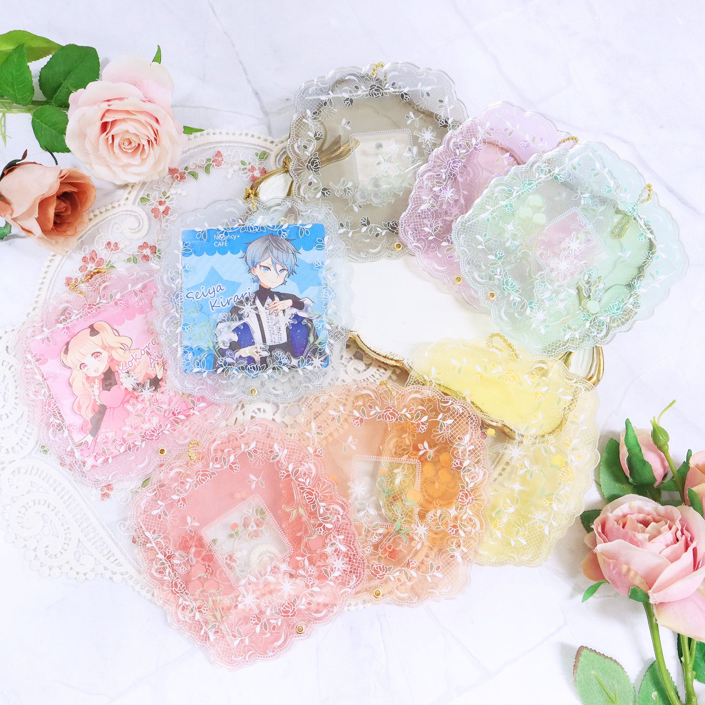 fanfancy+ Classic Lace Acrylic Frame (Coaster Size)