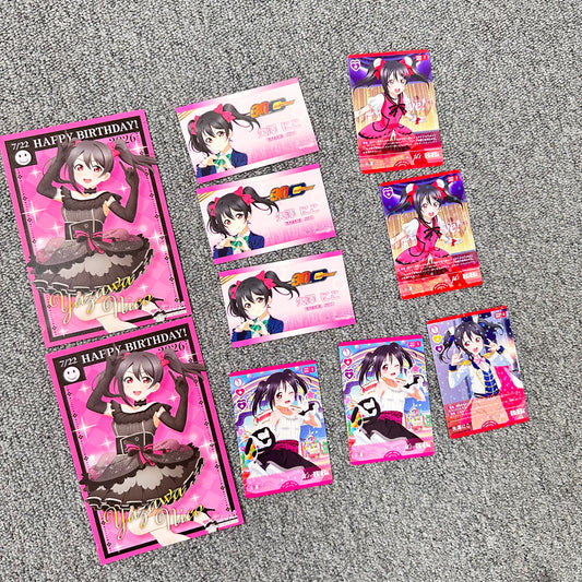 Love Live! Paper Goods Lot (μ's - Nico Yazawa)