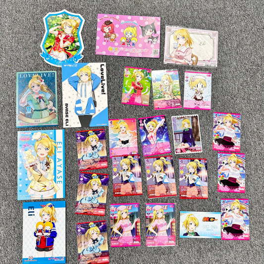 Love Live! Paper Goods Lot (μ's - Eli Ayase)