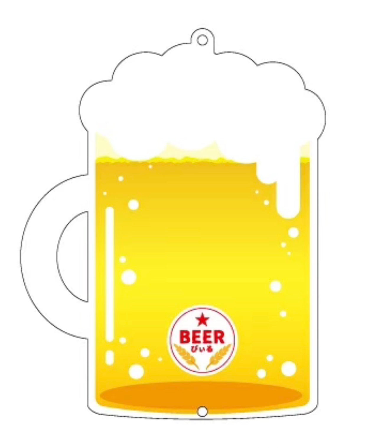 Acrylic Beer Cheki PC Holder