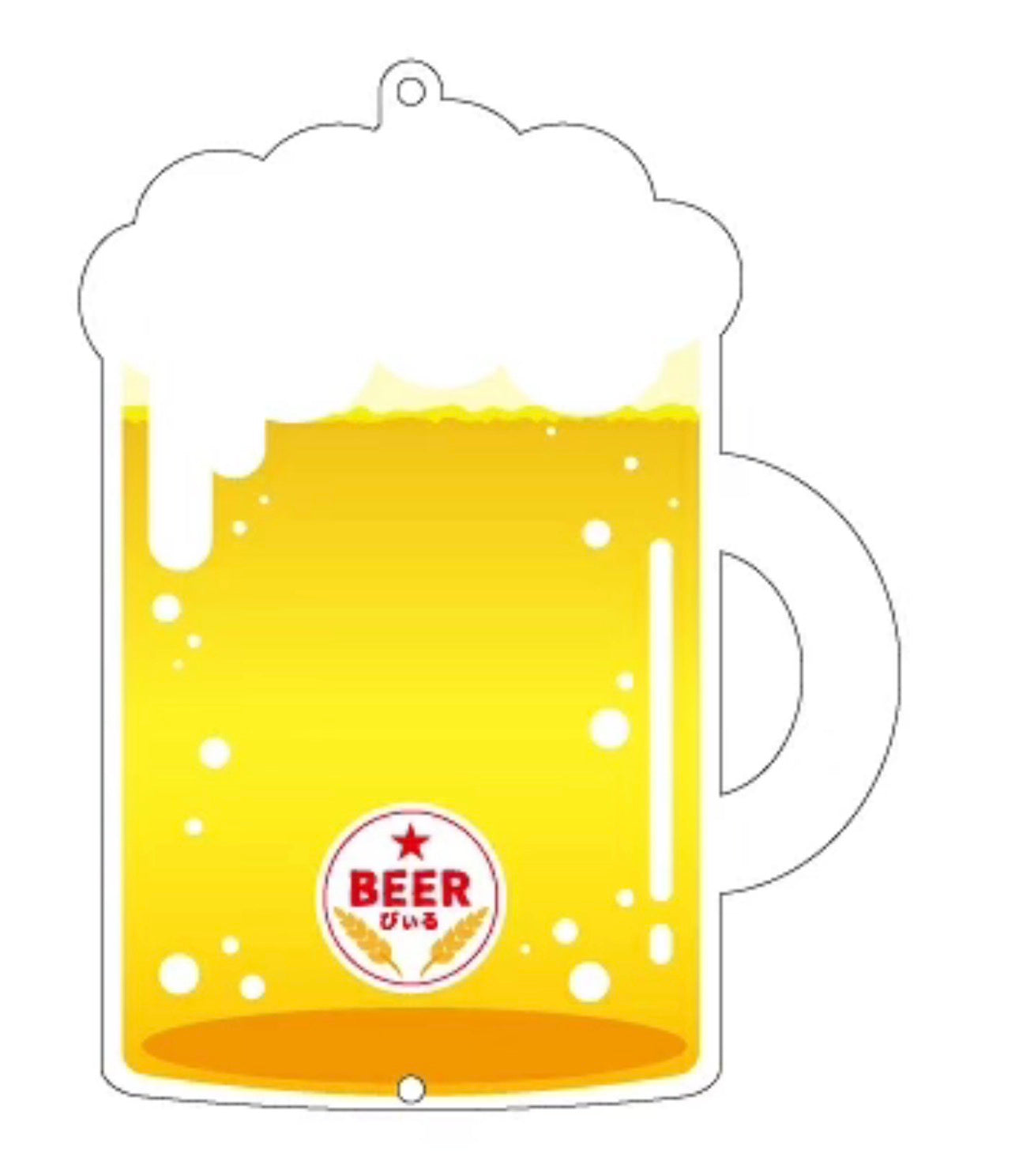 Acrylic Beer Cheki PC Holder