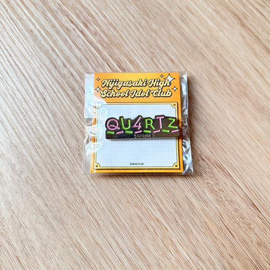 Love Live! Nijigasaki QU4RTZ Korea Release Enamel Pin (New)