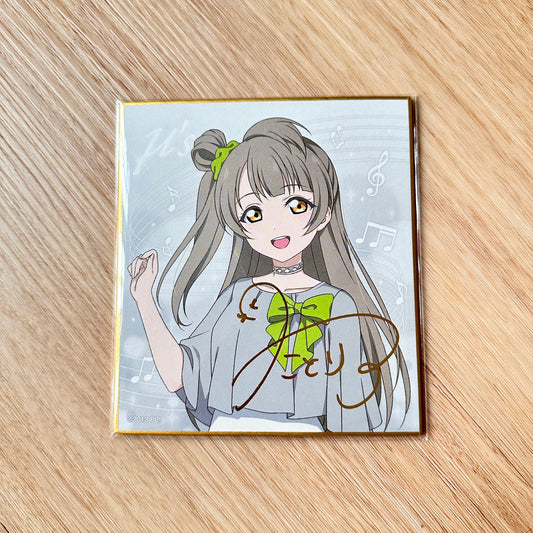 Love Live! Kotori Minami μ's Orchestra Concert 1 Foil Signature Shikishi