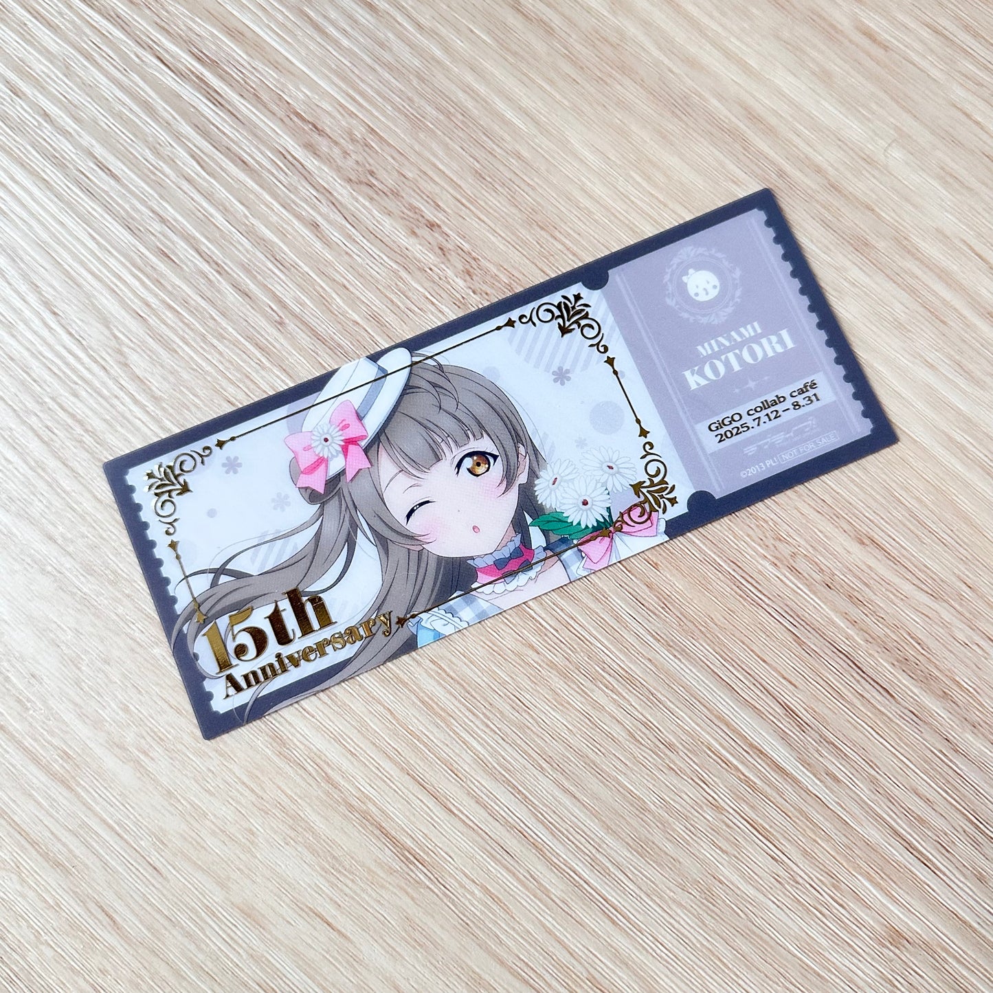 Love Live! Kotori Minami μ's 15th Anniversary Ticket GiGO (Pre-Loved)