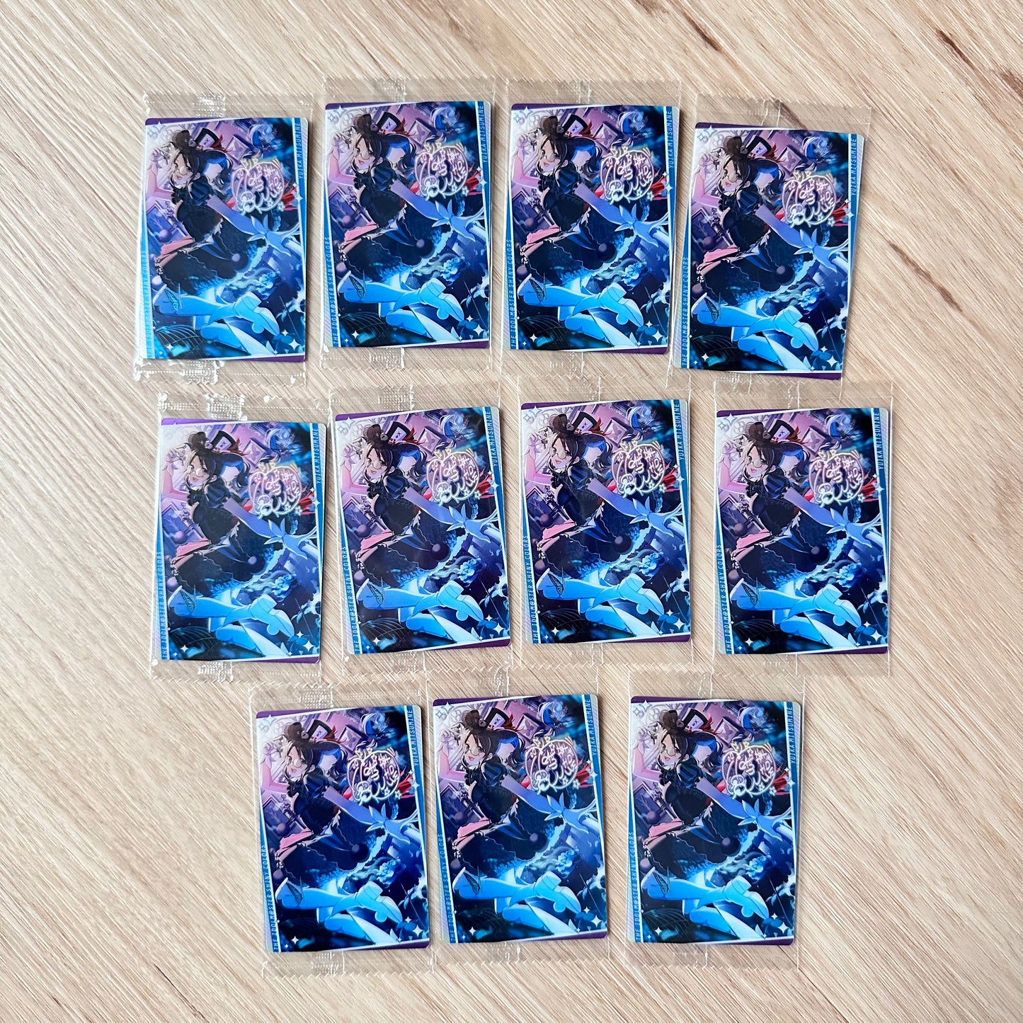 THE iDOLM@STER Shiny Colors: Yuika Mitsumine Wafer Card Lot (NEW)