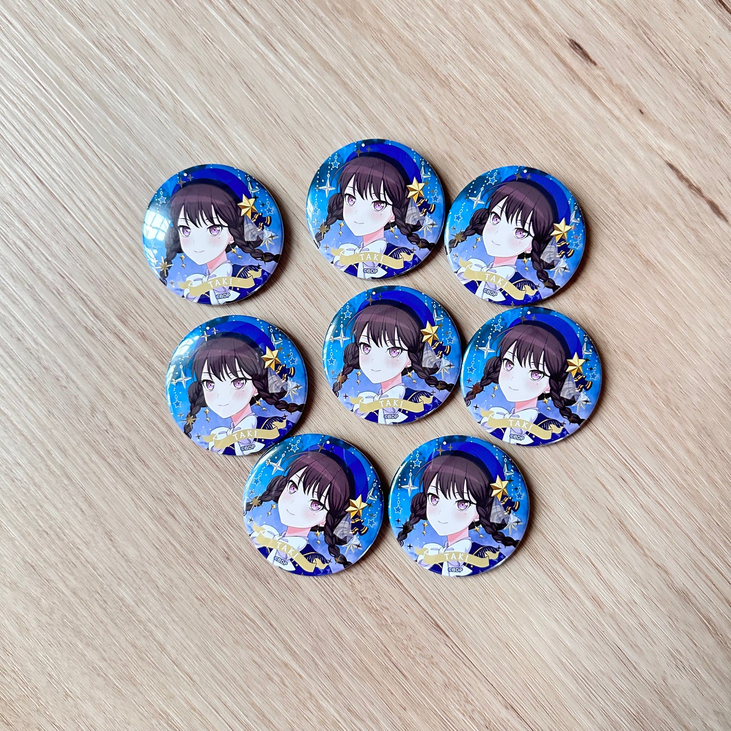 BanG Dream! Can Badge Lot MyGO!!!!! Stargazing Ver. (Shiina Taki)