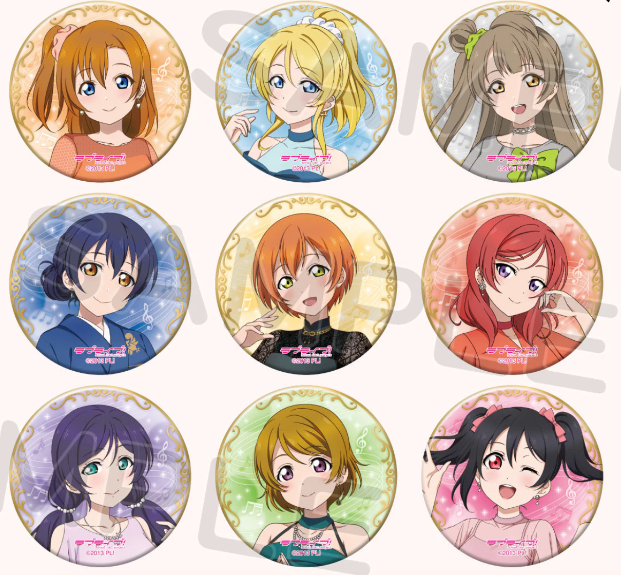 μ’s 10th Anniversary Orchestra Concert Can Badge