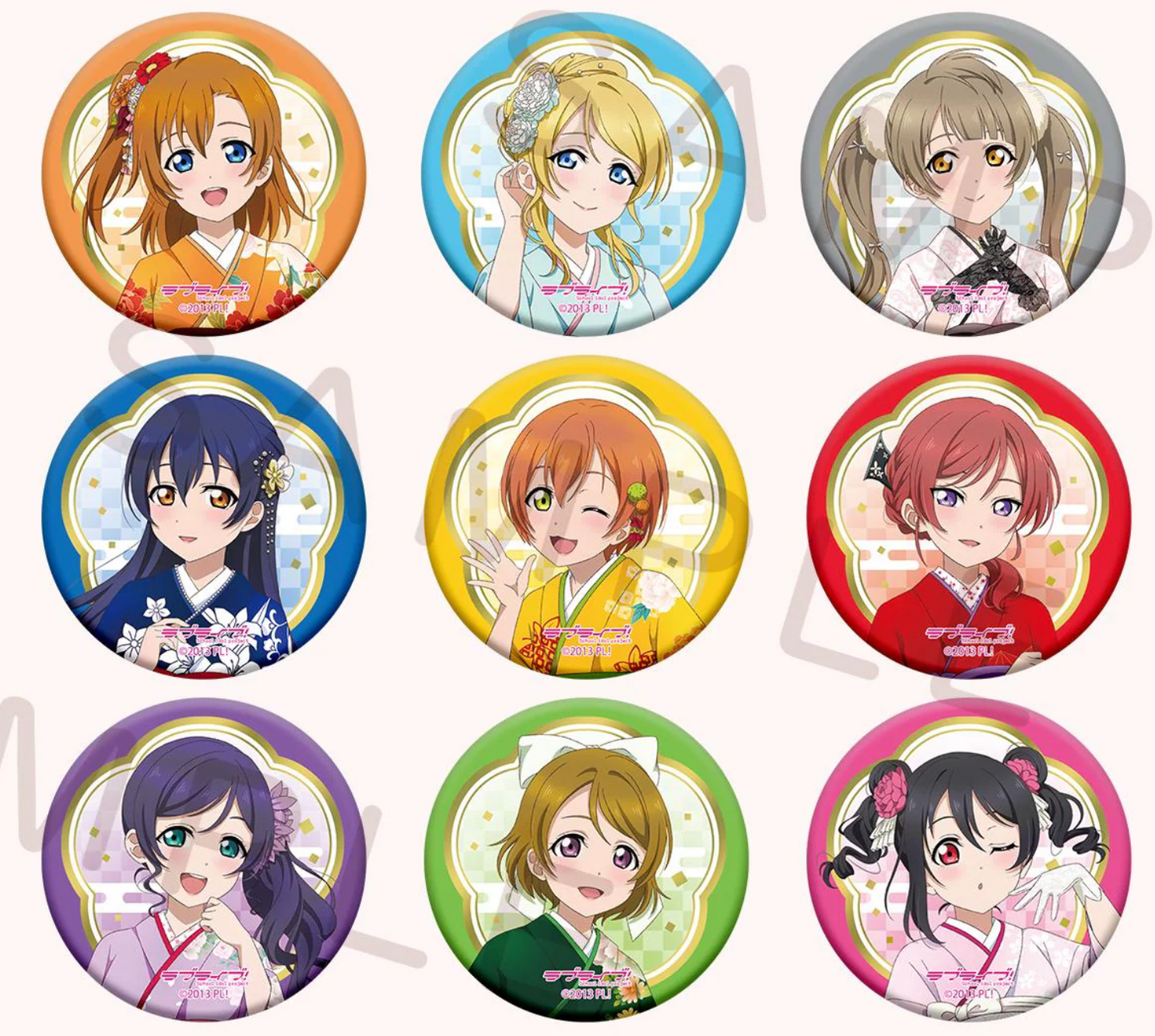 μ’s 10th Anniversary Orchestra Concert Can Badge (2nd Release)