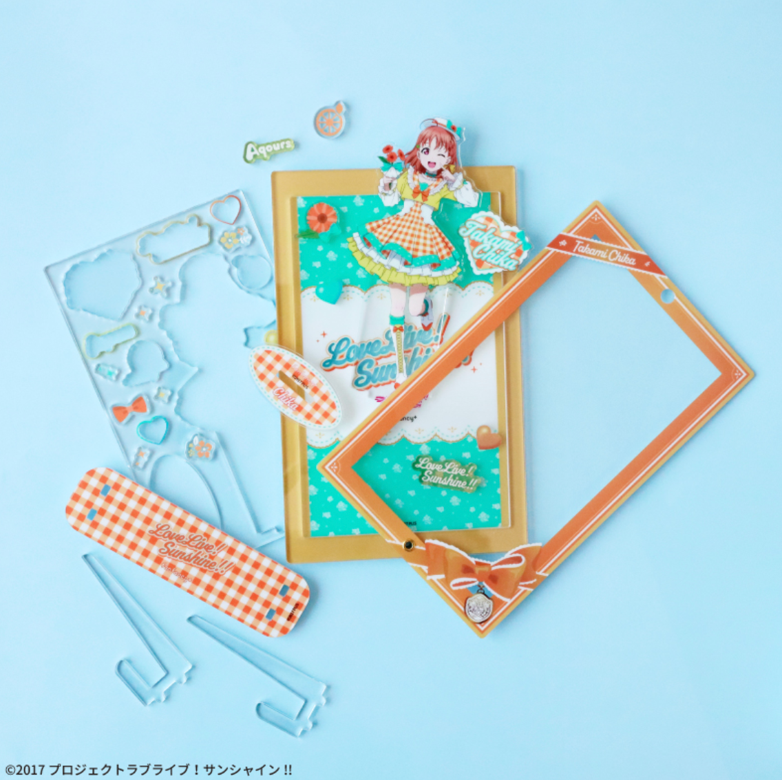 fanfancy+ Love Live! Sunshine!! Aqours Acrylic Frame & Acrylic Stand Set - Yoshiko Tsushima