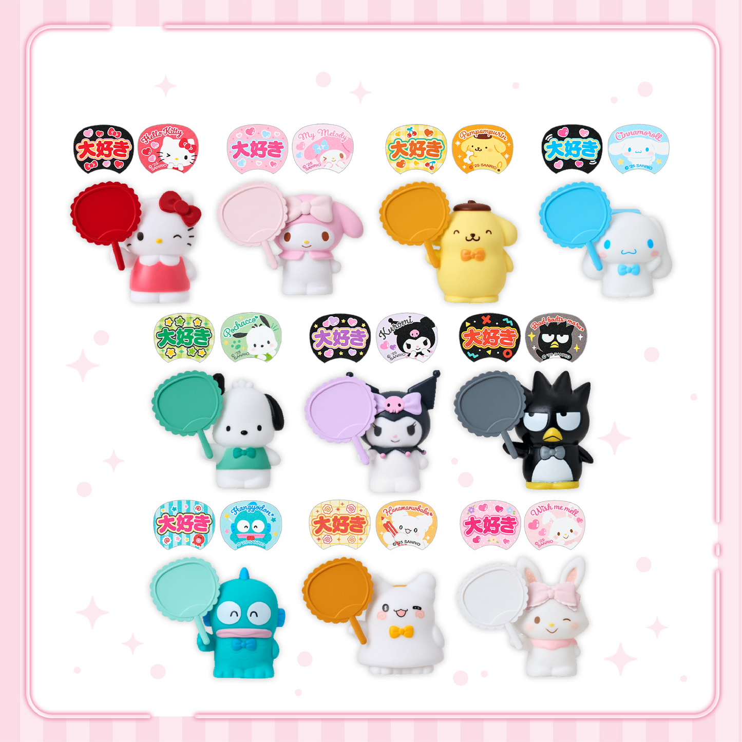 Sanrio Mascot Clip (Acrylic and Photo Holder)