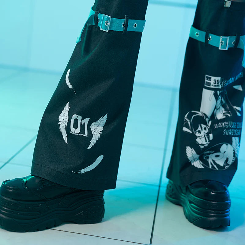 Hatsune Miku Skirt With Leg Warmers - ACDC RAG