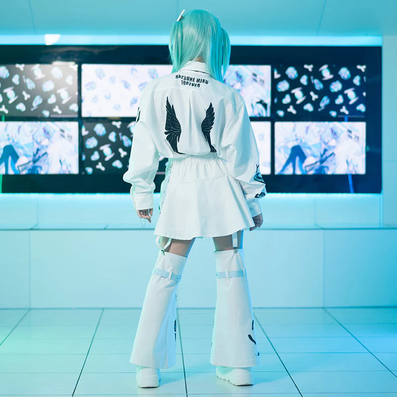 Hatsune Miku Skirt With Leg Warmers - ACDC RAG