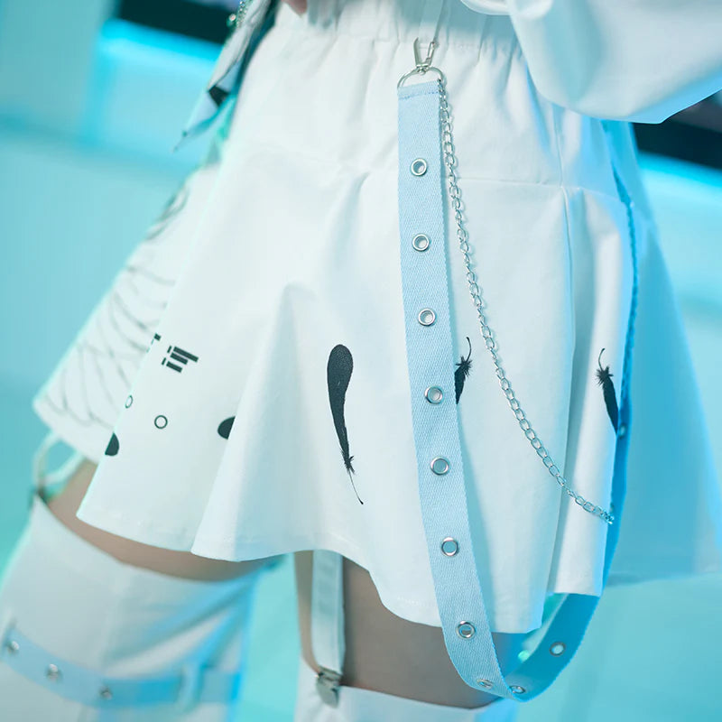 Hatsune Miku Skirt With Leg Warmers - ACDC RAG