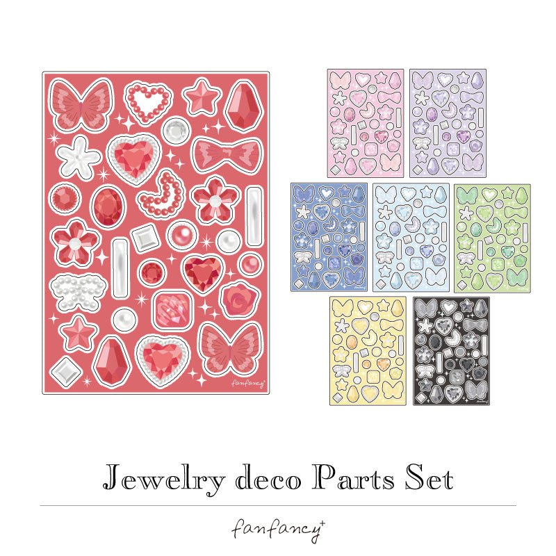 fanfancy+ Jewellery Acrylic Deco Parts Set