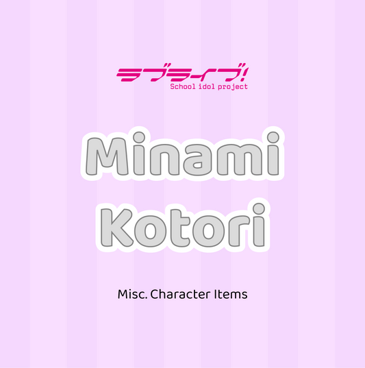 Love Live! Misc Character Items (Kotori)
