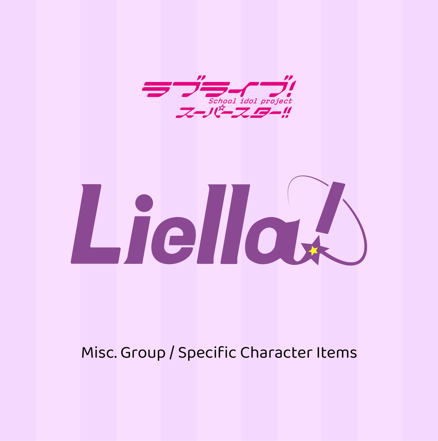 Love Live! Superstar!! Misc Character Items (Liella)