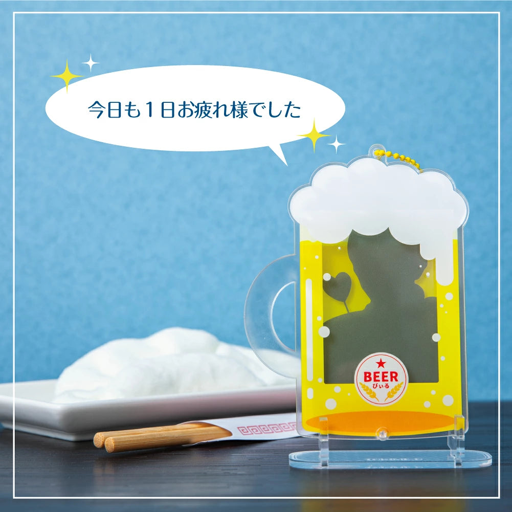 Acrylic Beer Cheki PC Holder