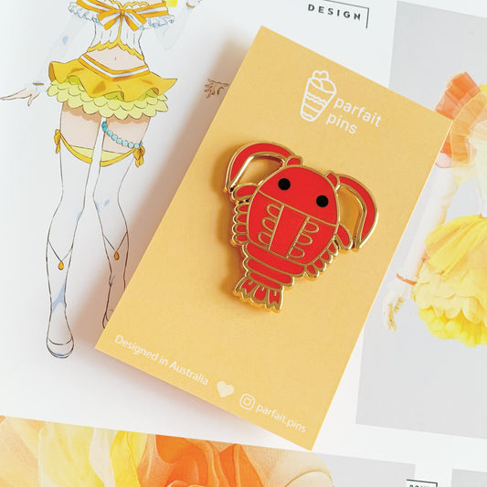 Idol Pet Pin - Mikan Lobster
