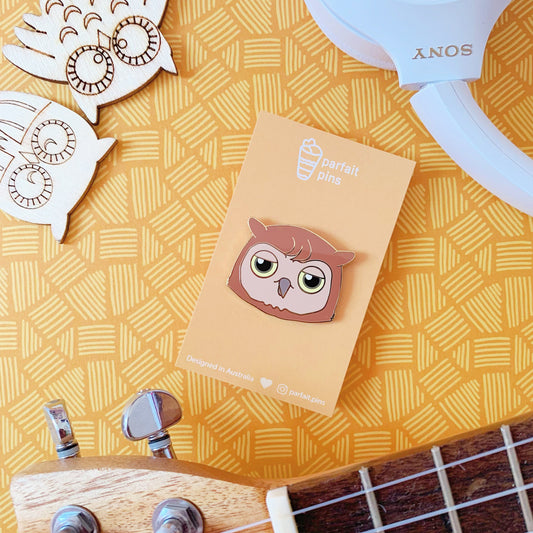 Idol Pet Pin - Cafe Owl